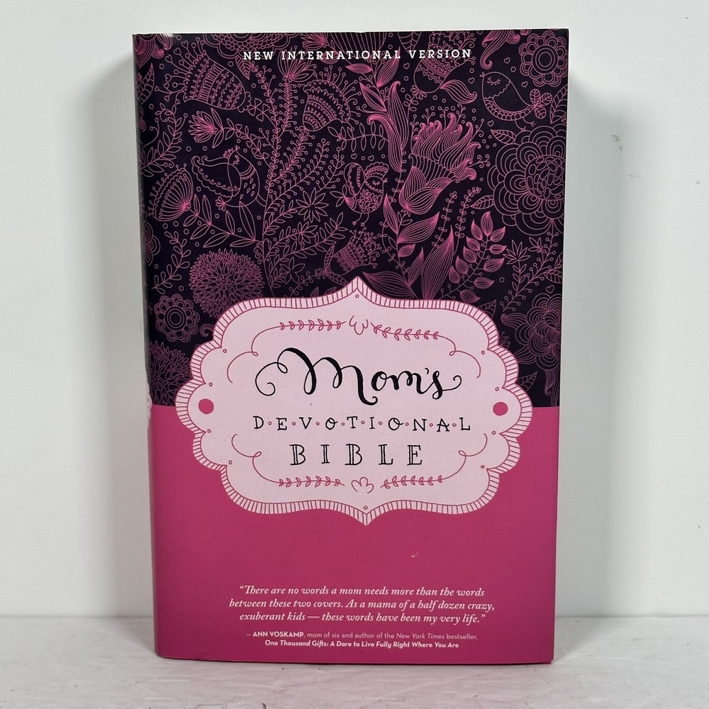 NIV Mom's Devotional Bible by Elisa Morgan 2013, Hardcover/DJ, Special New Other